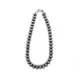 15mm Stamped Saucer Navajo Pearls - 18"