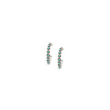 1" Zuni Hoops - Turquoise