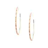 3" Orange Spiny Hoops