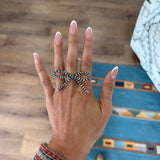 4mm Navajo Pearl Bow Ring