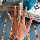 The Turquoise Boot Ring (Adjustable)