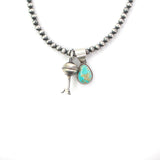 2025 BLACK FRIDAY - Turquoise Pendant & Blossom Set B.
