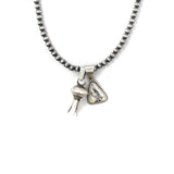 2025 BLACK FRIDAY - White Buffalo Pendant & Blossom Set D