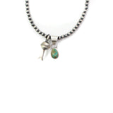 2025 BLACK FRIDAY - Turquoise Pendant & Blossom Set E.