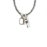 2025 BLACK FRIDAY - White Buffalo Pendant & Blossom Set E