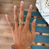 The Stamped Heart Ring