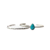 2025 BLACK FRIDAY Turquoise Cuff & Stamped Cuff (Set of 2 - F)
