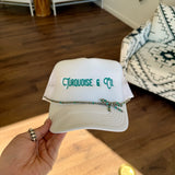 Turquoise Navajo Pearl Trucker Hat Chain