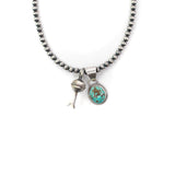 2025 BLACK FRIDAY - Turquoise Pendant & Blossom Set H.