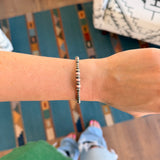 3-5mm Pink Conch Clasp Bracelet