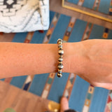 8-10mm Machine Made Pearls - Gold Filled