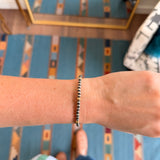 4mm Navajo Pearl Stretch Bracelet- Gold Filled