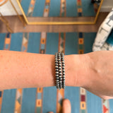 5mm Memory Wire Navajo Pearl Bracelet