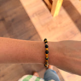 6-8mm Bumblebee Jasper Clasp Bracelet