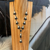 Onyx & Mother of Pearl Lariat