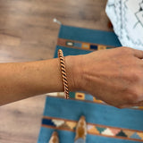 The Twisted Rope Copper Cuff