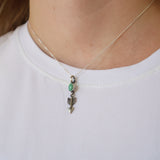 The Aaliyah - Turquoise (Pendant w/ chain)