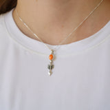 The Aaliyah -Orange Spiny (Pendant w/ chain)