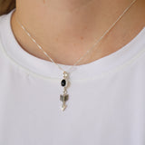 The Aaliyah - Onyx (Pendant w/ Chain)