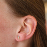The Royces - Gold and Turquoise Studs