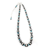 Graduated Navajo Pearl - Turquoise- 18"