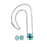 2025 BLACK FRIDAY - Three Stone Bar Necklace & Stud Set