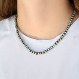 6mm Navajo Pearls- Turquoise