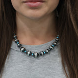 Graduated Navajo Pearl - Turquoise- 18"