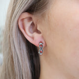 3/4" Zuni Hoops- Coral