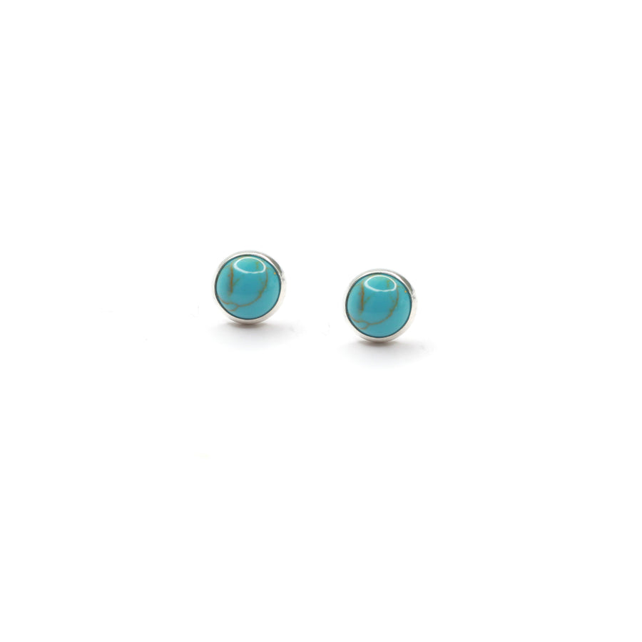 6mm Turquoise Studs