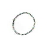 4mm Navajo Pearl Stretch Bracelet - Chip Turquoise (Green)