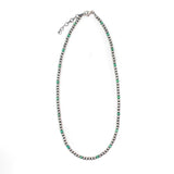 4mm Navajo Pearls- Green (w/ extender)