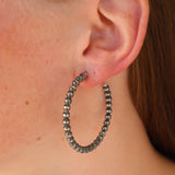 1 3/4" Navajo Pearl Hoops