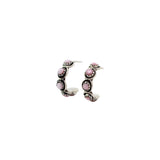 3/4" Zuni Hoops- Pink Conch