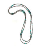 Tucson Navajo Pearls- Turquoise (60")