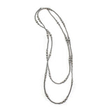 Tucson Navajo Pearls- Textured Bead (60")