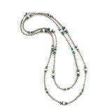 5-12mm Navajo Pearls- Green Turquoise