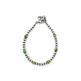 4mm Navajo Pearl Bracelet w/ Extension- Sonoran Turquoise