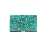 Sterling Silver and Turquoise- Business Card Holder