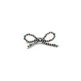 Navajo Pearl Bow Ring (5-7) - Green