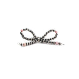 Navajo Pearl Bow Ring (5-7) - Pink Conch