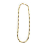 6mm Gold Beaded Necklace