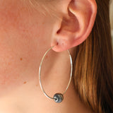 10mm Navajo Pearl Hoops