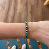 6mm Navajo Pearl Stretch Bracelet- Kingman