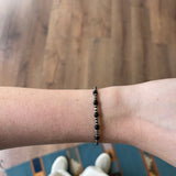 The Jenna Bracelet w/ Extension- Onyx