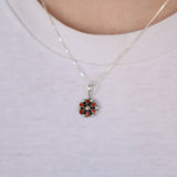 The Daphne - Pendant on Chain (Coral)