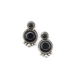 2025 BLACK FRIDAY Round Onyx Earrings