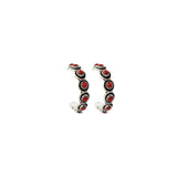 1" Zuni Hoops- Coral
