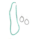 2025 BLACK FRIDAY - Turquoise Chip Necklace & Navajo Pearl Earring Set