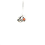 2025 BLACK FRIDAY Cowboy Pendant and Orange Spiny Oyster Charm Necklace w/ Chain
